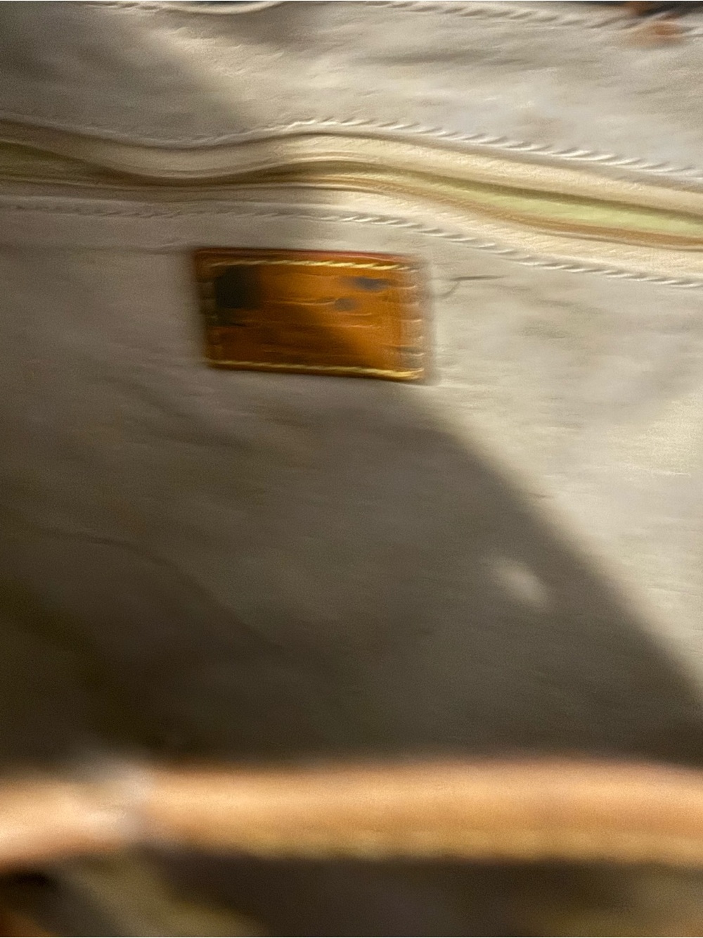 Designer Style Monogram Bucket Bag Brown Canvas & Leather Drawstring Crossbody - Picture 5 of 5